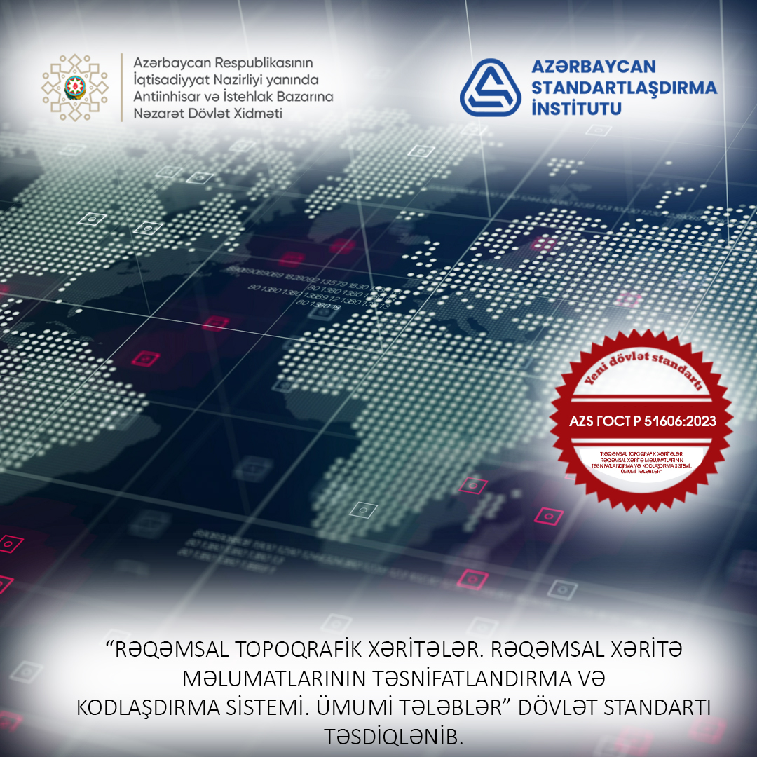 Ekologiya sahəsi üzrə yeni dövlət standartı qəbul edilib.