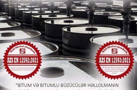 Bitum məhsullarına dair dövlət standartları təsdiq edilib