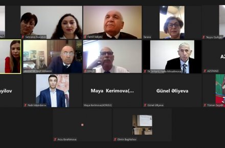 "Neft, qaz və onlarla əlaqəli məhsul və materiallar" standartlaşdırılması üzrə texniki komitənin (AZSTAND/TK 20) videokonfrans formatında növbəti iclası keçirilmişdir