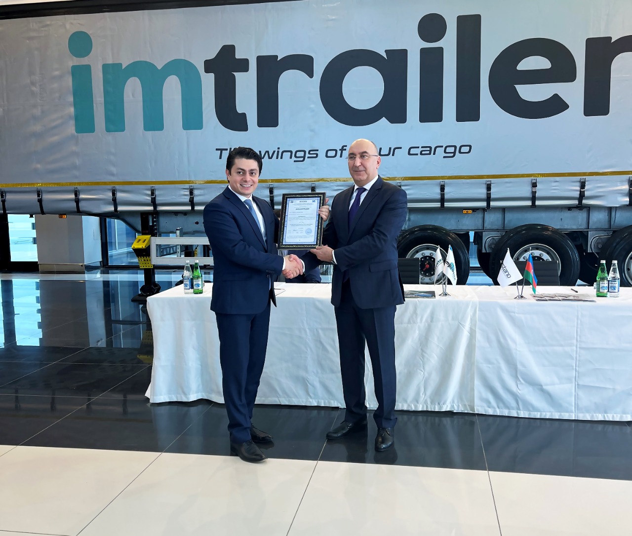 “Azərbaycan Standartlaşdırma İnstitutu” PHŞ tərəfindən “İmprotex İndustries” MMC-yə avtomobil istehsalçılarının beynəlxalq eyniləşdirmə kodunu (WMI) təsdiq edən şəhadətnamə təqdim edilib