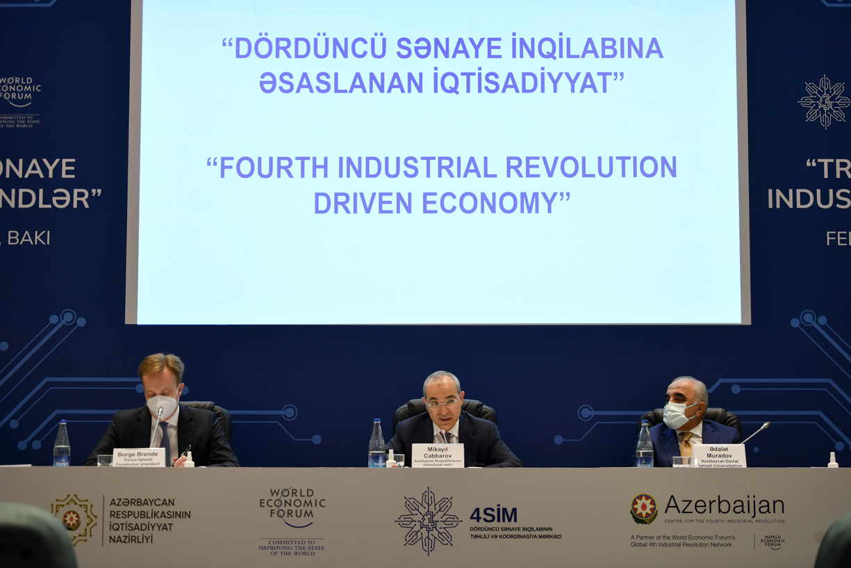 Dördüncü Sənaye İnqilabı Şəbəkəsinin Azərbaycan Mərkəzinin  açılışı olub
