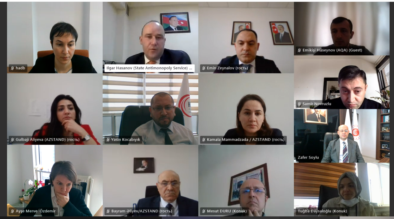 Türkiyə və Azərbaycan arasında halal keyfiyyət infrastrukturu sahəsində əməkdaşlığın genişləndirilməsi məqsədilə yaradılmış İşçi Qrupunun ilk iclası keçirilmişdir
