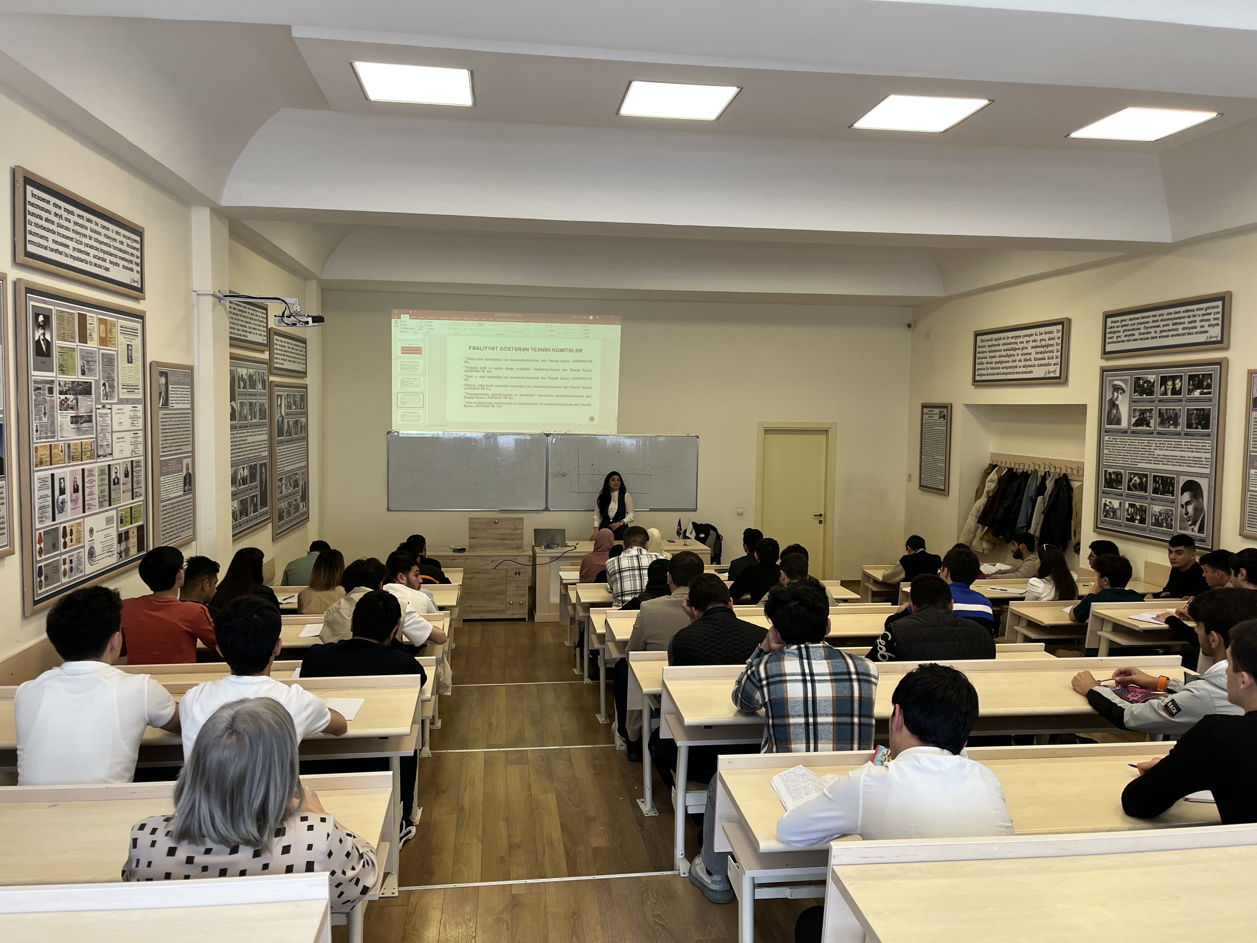 Azərbaycan Dövlət Neft və Sənaye Universitetində (ADNSU)  keyfiyyət infrastrukturu və keyfiyyətin idarəedilməsi mövzusunda təlim keçirilib