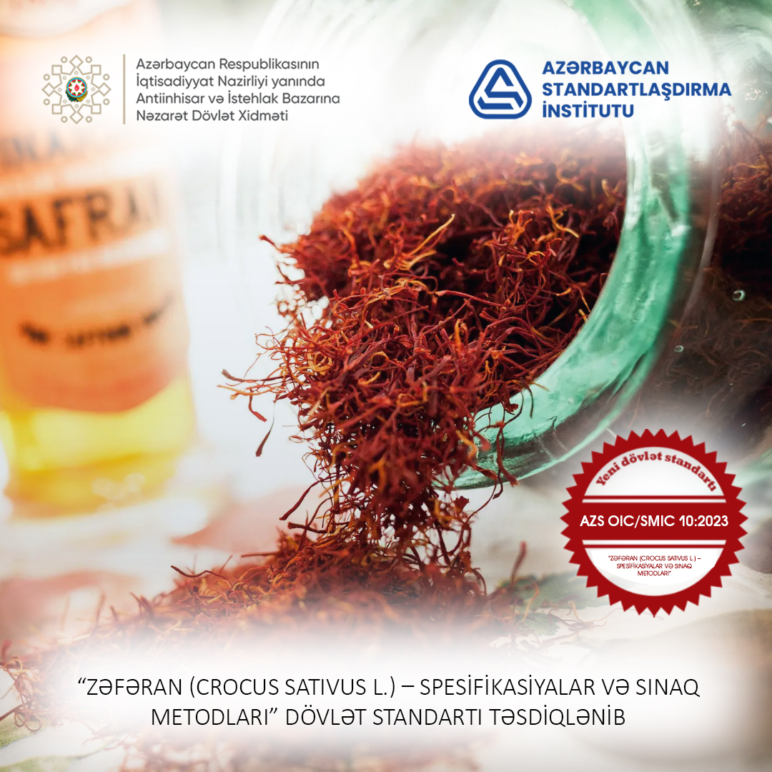 Zəfərana dair yeni dövlət standartı qəbul edilib.