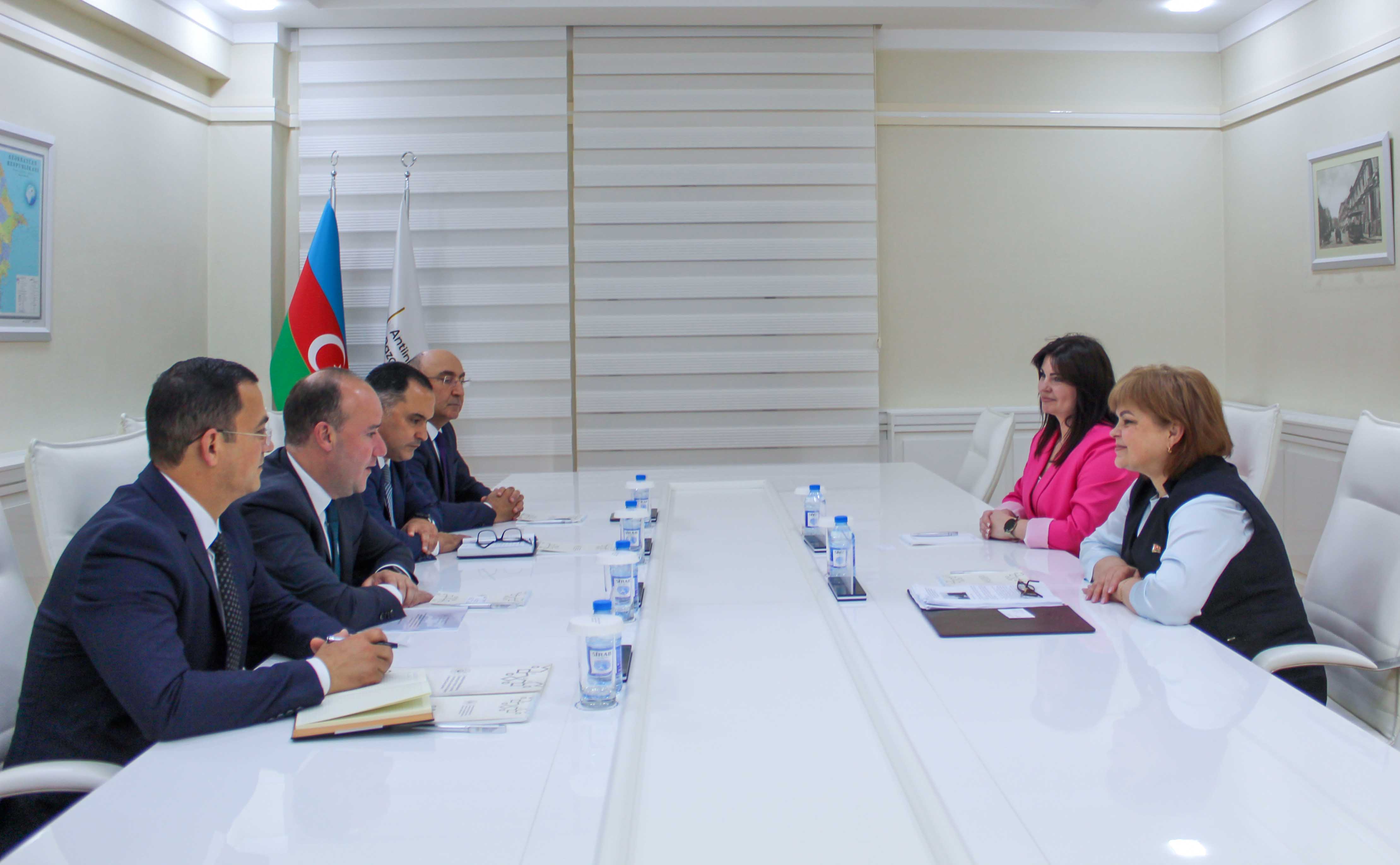Dövlət Xidmətində Belarus Respublikasının Standartlaşdırma üzrə Dövlət Komitəsinin nümayəndələri ilə görüş keçirilib.