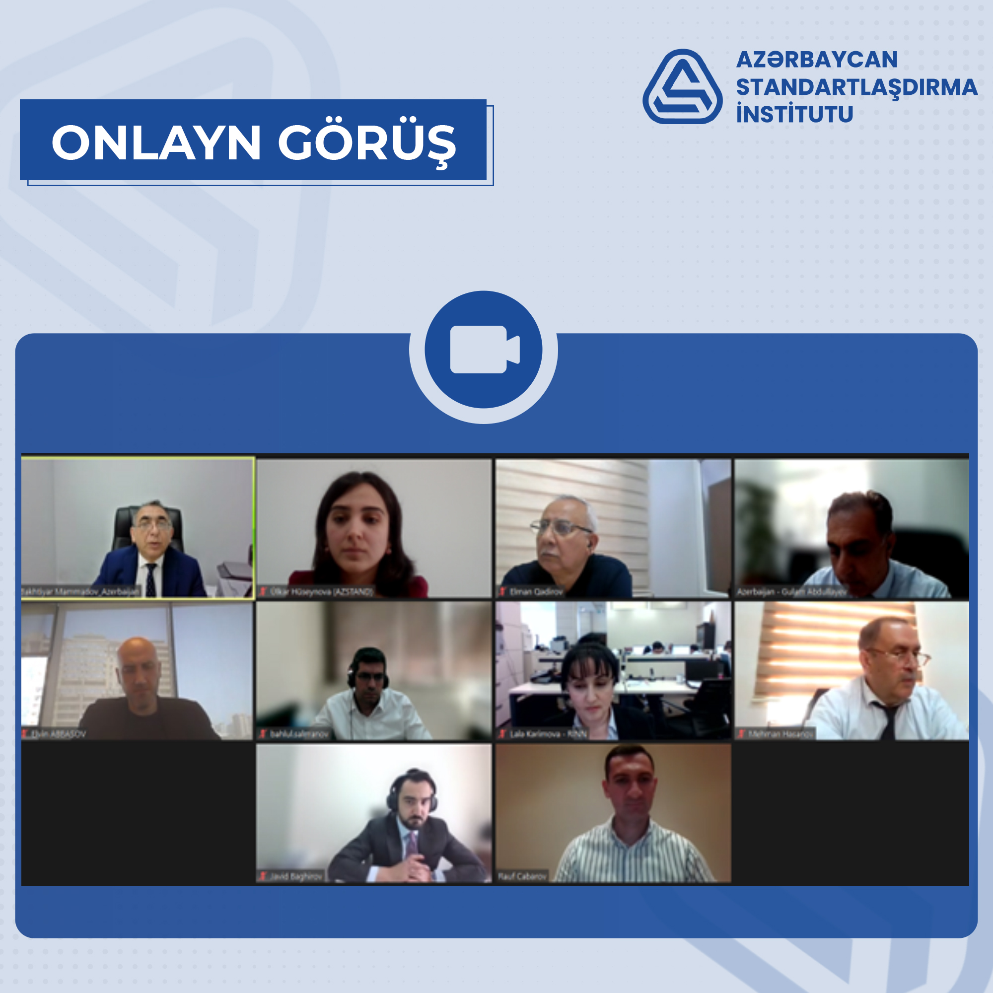 “İnformasiya-kommunikasiya texnologiyaları” standartlaşdırılması üzrə Texniki Komitənin onlayn formatda görüşü keçirilib.