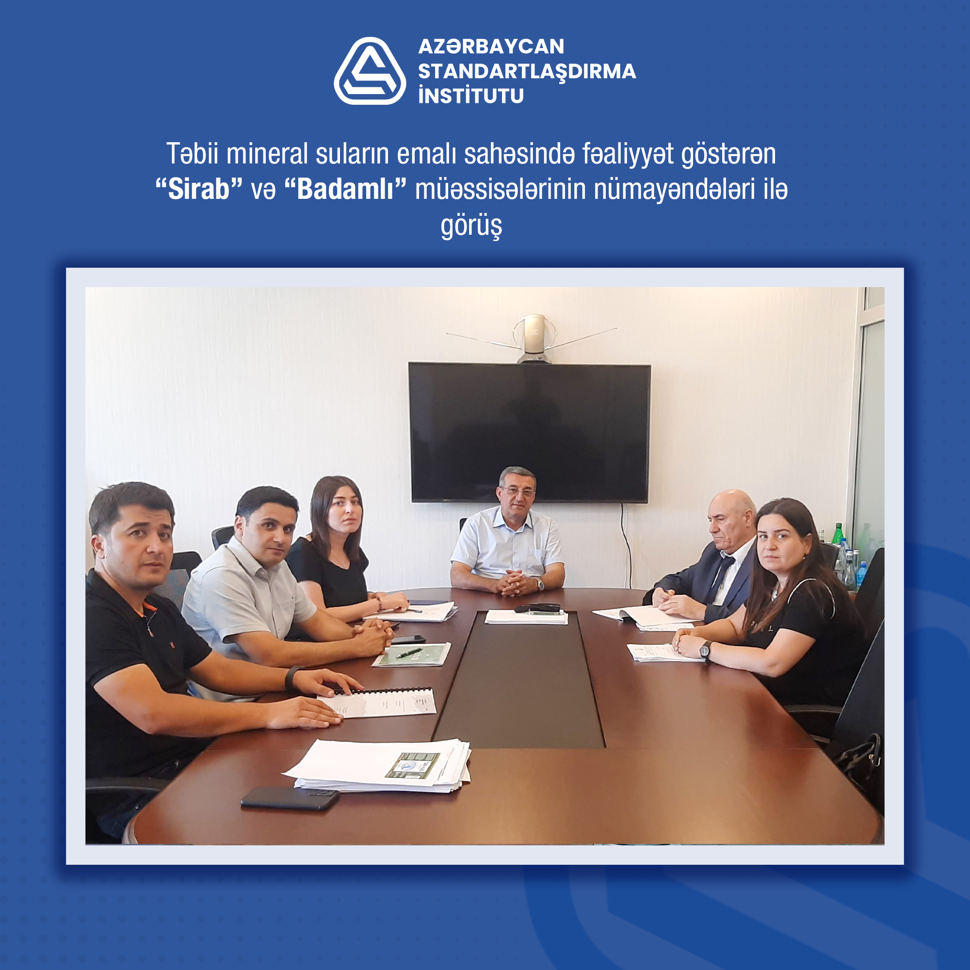 AZS 216:2024  “İçməli təbii mineral sular. Ümumi texniki şərtlər” dövlət standartı  yenidən işlənilib