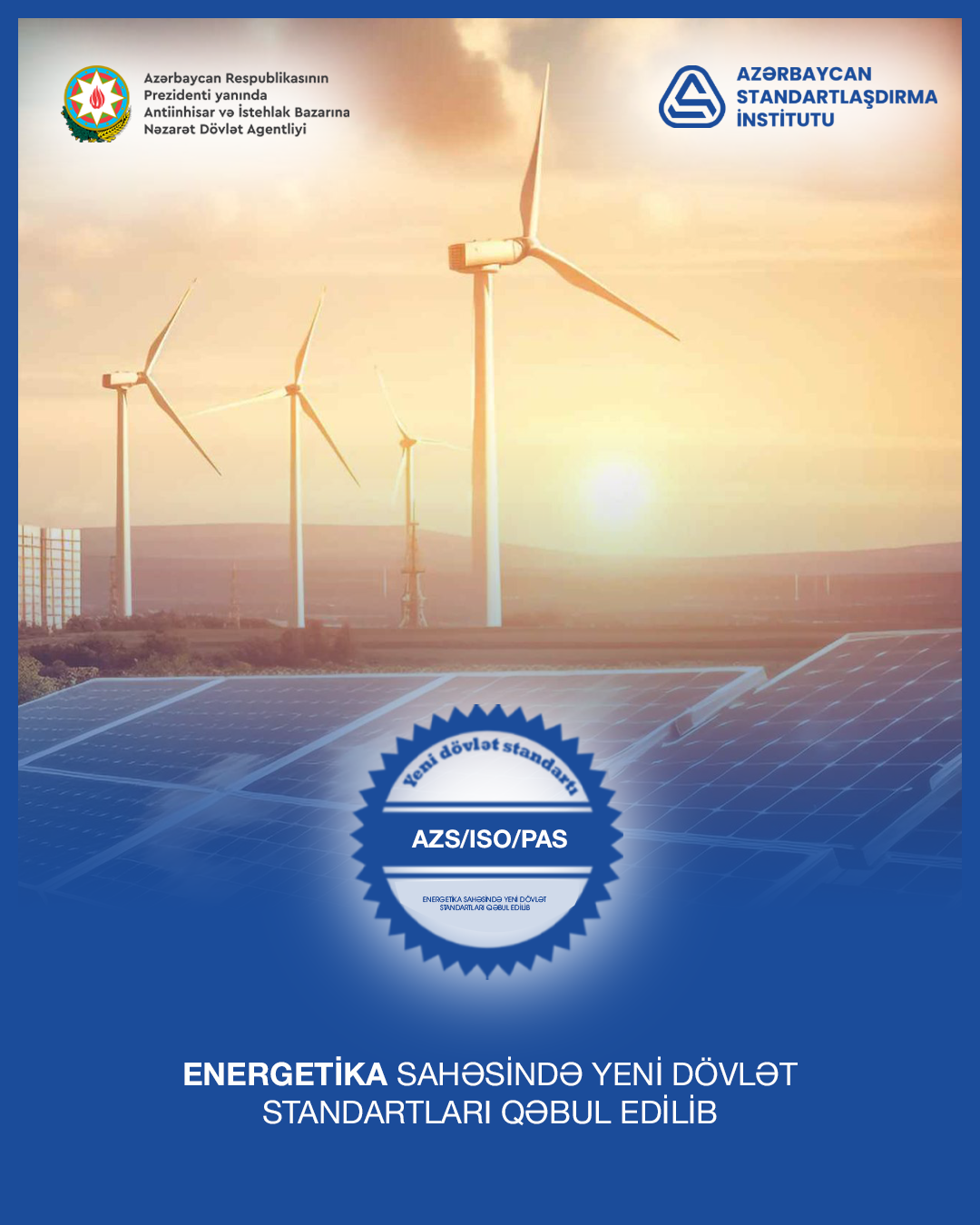 Ölkədə energetika sahəsində yeni dövlət standartları qəbul edilib