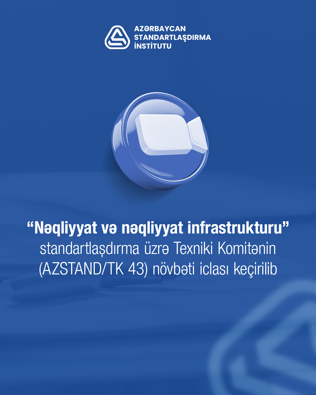 “Nəqliyyat və nəqliyyat infrastrukturu” standartlaşdırma üzrə texniki komitənin növbəti iclası keçirilib