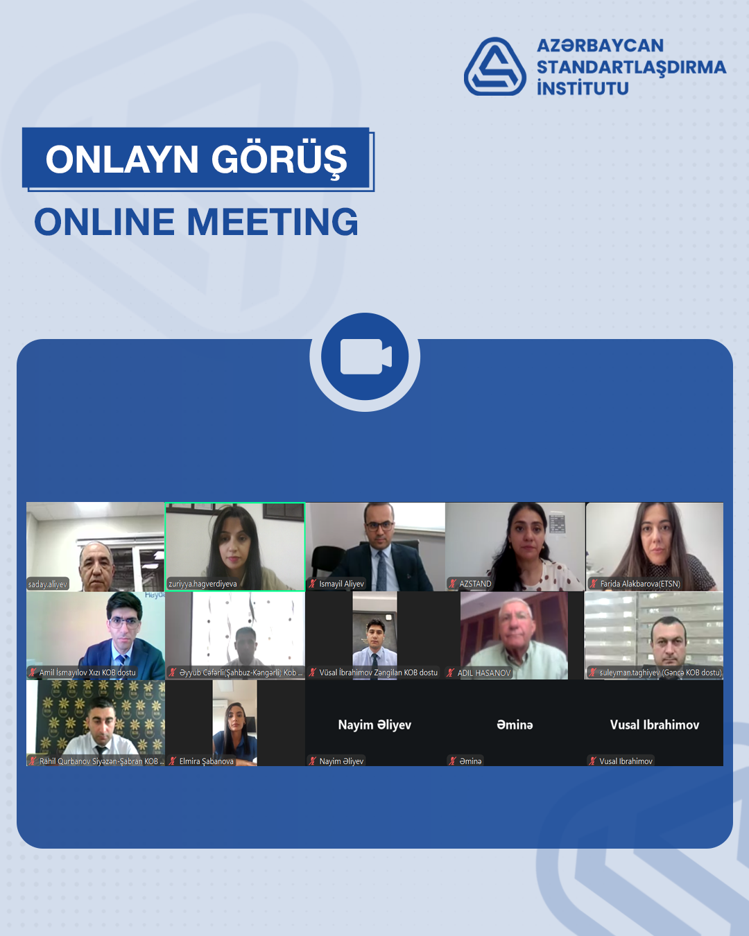 AZSTAND tərəfindən ISO 14001 beynəlxalq standartı üzrə vebinar keçirilib