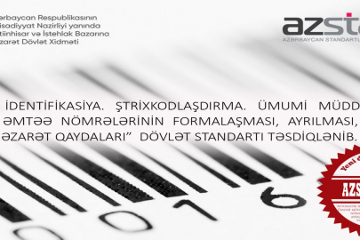 Ştrixkodlaşdırma sisteminin təkmilləşdirilməsi üzrə yeni dövlət standartı qəbul edilib